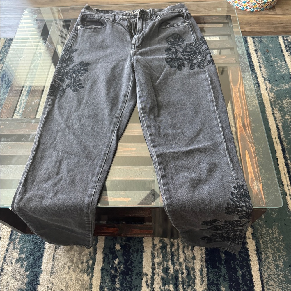 American eagle mom jeans extra long